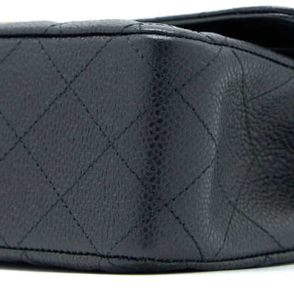 Chanel Medium Classic Double Flap Bag Caviar Black