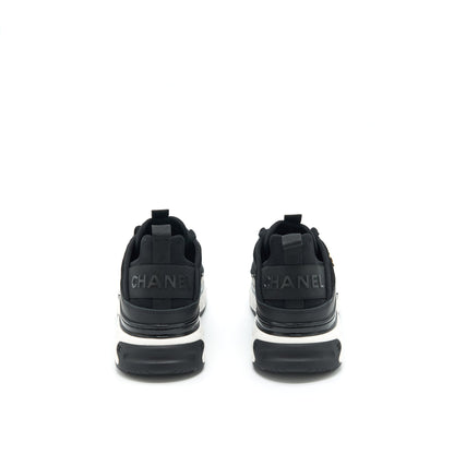 Chanel Size 36.5 Sport Trail Sneakers Black/White