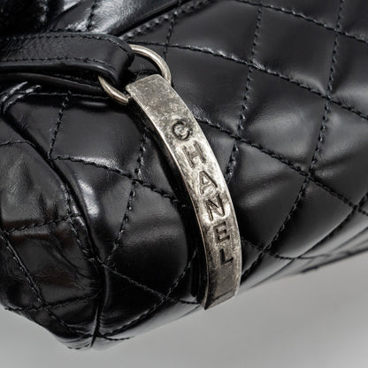 CHANEL Large QUILTED Mountain  BACKPACK CALFSKIN BLACK