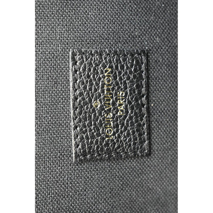 LOUIS VUITTON Felicie Monogram Empreinte Chain Pochette Crossbody Bag Black