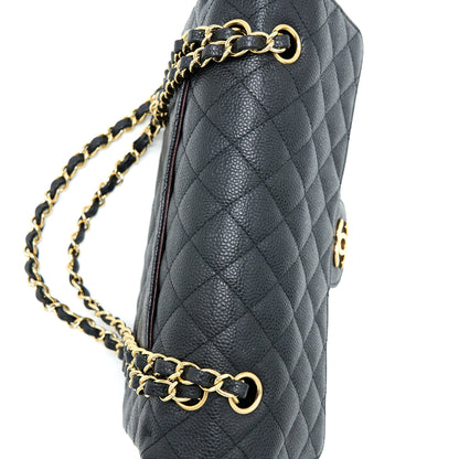 Chanel Medium Classic Double Flap Bag Caviar Black