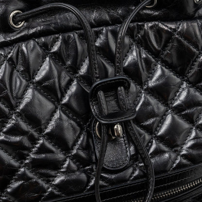 CHANEL Large QUILTED Mountain  BACKPACK CALFSKIN BLACK
