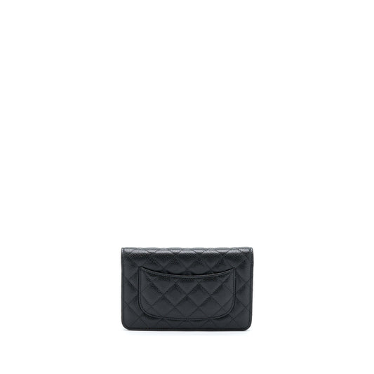 Chanel Classic Wallet On Chain Caviar Black