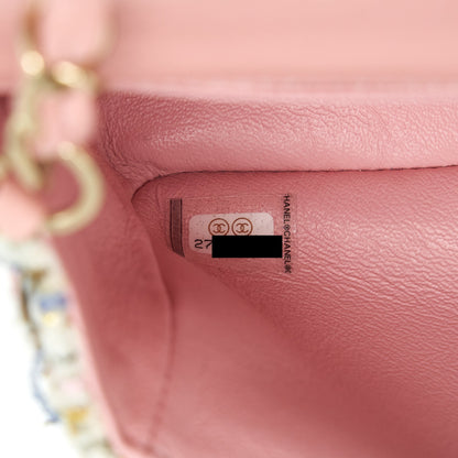 Chanel Mini Rectangular Flap Bag Tweed Multicolour L