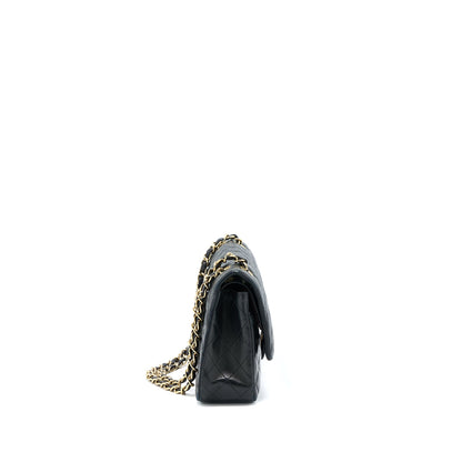 Chanel Medium Classic Double Flap Bag Lambskin Black