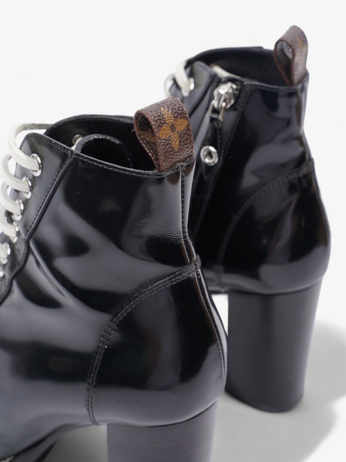 Louis Vuitton Star Trail Ankle Boot Patent Black EU 36 / UK 3