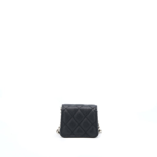 Chanel Clutch With Chain Caviar Black