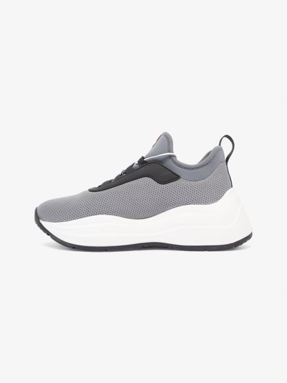 Prada Womens Neoprene Grey / White / Black EU 35 / UK 2