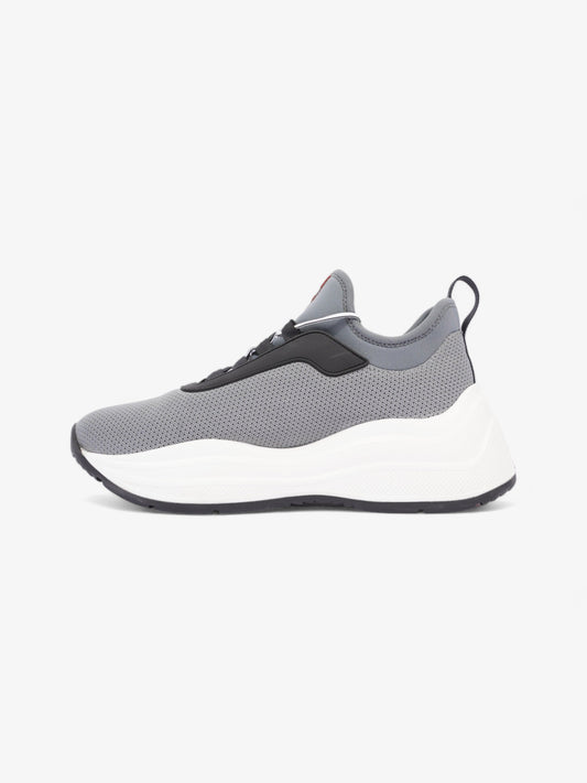 Prada Womens Neoprene Grey / White / Black EU 35 / UK 2