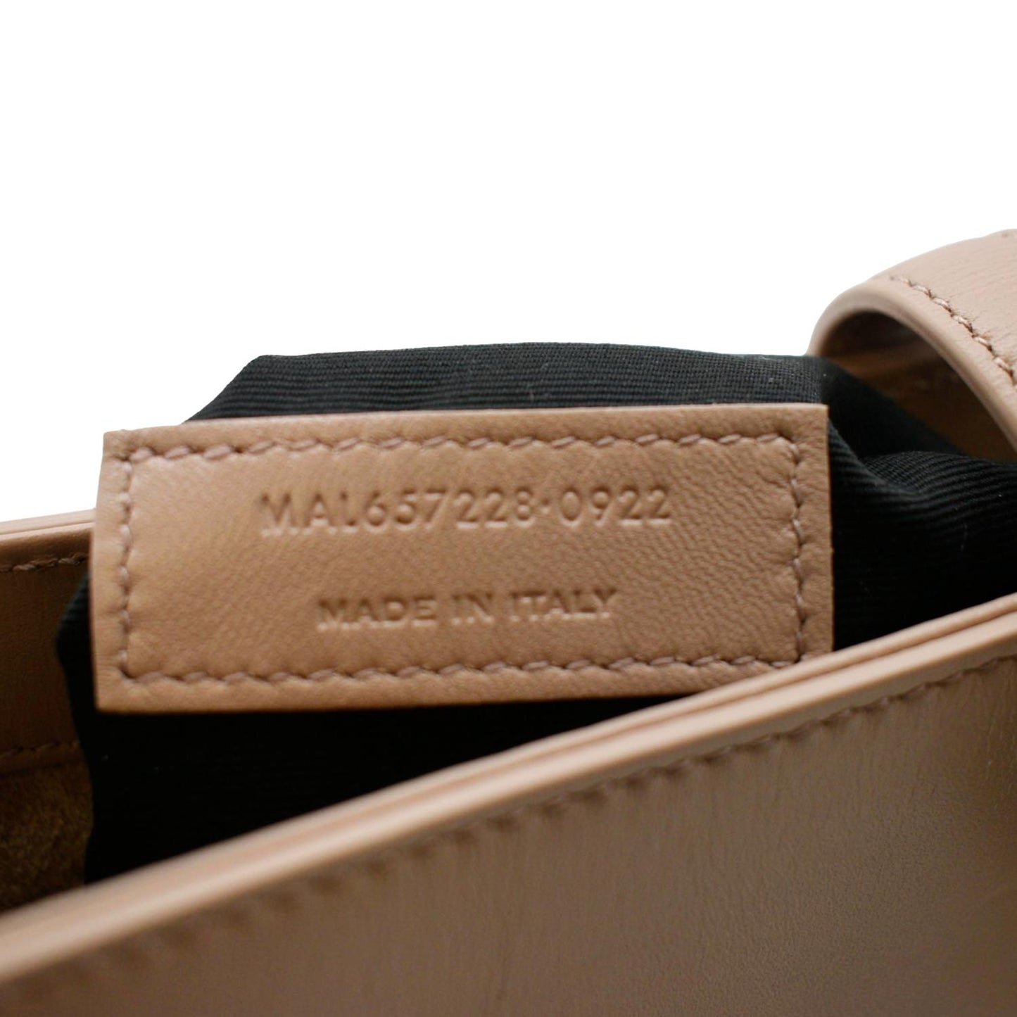 YVES SAINT LAURENT Le 5 A 7 Leather Satchel Bag Rosy Sand