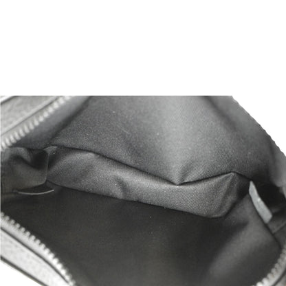 LOUIS VUITTON Volga Monogram Empreinte Chain Pochette Bum Bag Black