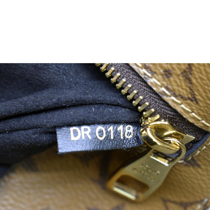 LOUIS VUITTON Metis Pochette Reverse Monogram Canvas Crossbody Bag Brown