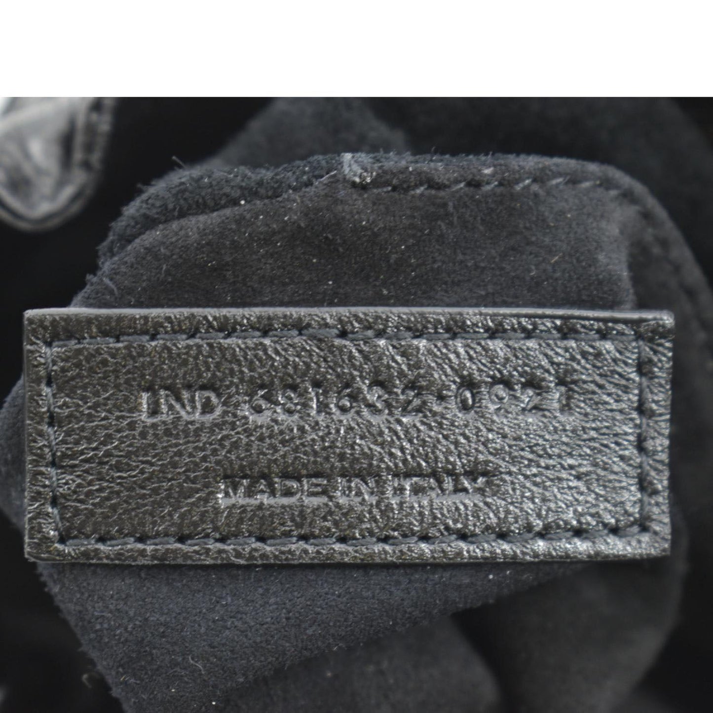 YVES SAINT LAURENT Pac Pac Ruched Leather Hobo Bag Black