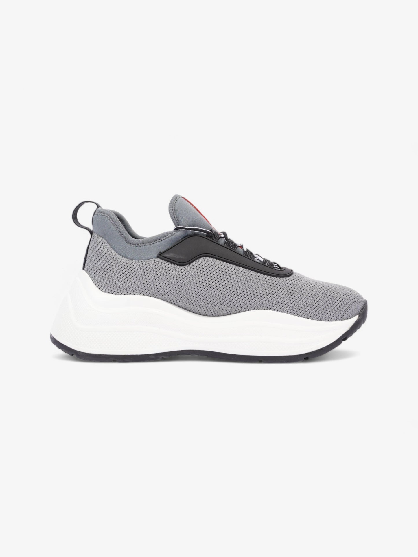Prada Womens Neoprene Grey / White / Black EU 35 / UK 2