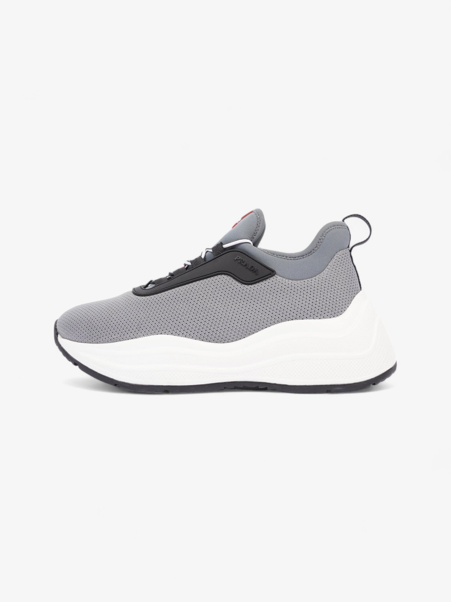 Prada Womens Neoprene Grey / White / Black EU 35 / UK 2