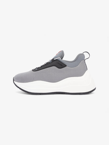 Prada Womens Neoprene Grey / White / Black EU 35 / UK 2