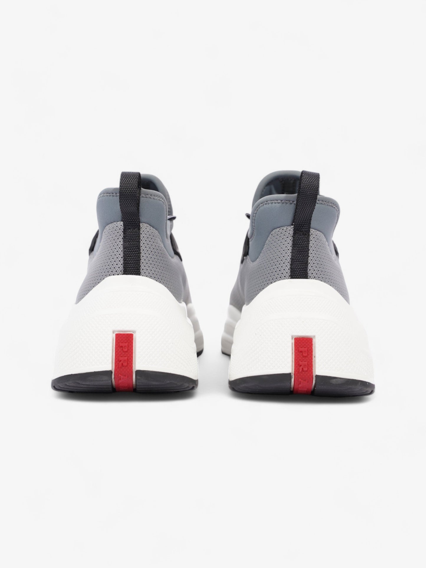 Prada Womens Neoprene Grey / White / Black EU 35 / UK 2