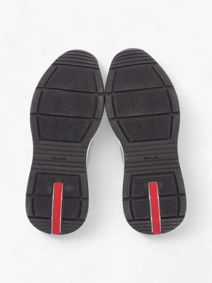 Prada Womens Neoprene Grey / White / Black EU 35 / UK 2