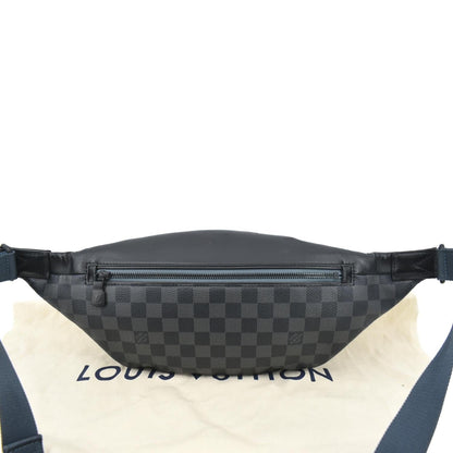 LOUIS VUITTON Discovery Damier Graphite Leather Bumbag Black