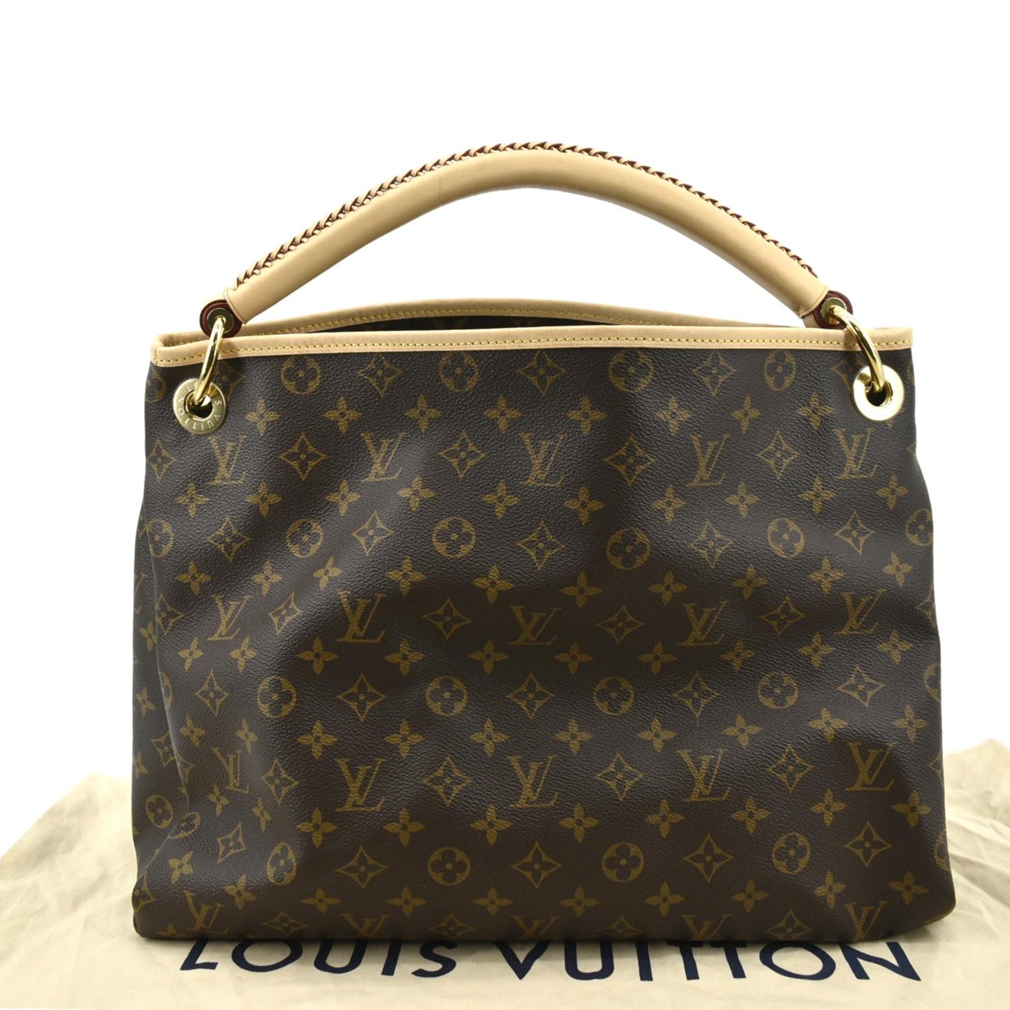 LOUIS VUITTON Artsy MM NM Monogram Canvas Hobo Bag Brown