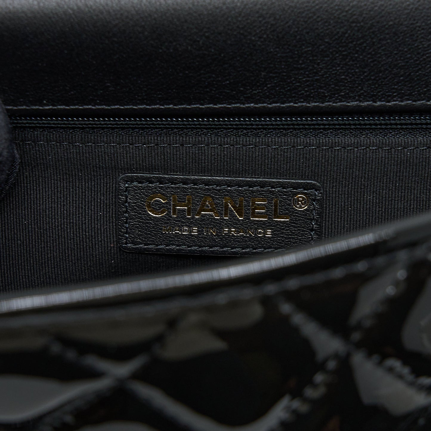 Chanel 22K Large Backpack Patent Black Brushed  (Microchip)