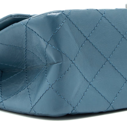 Chanel 2.55 226 Reissue Flap Bag Calfskin Blue Grey