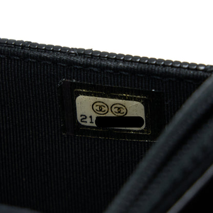 Chanel Limited Wallet On Chain Calfskin Black
