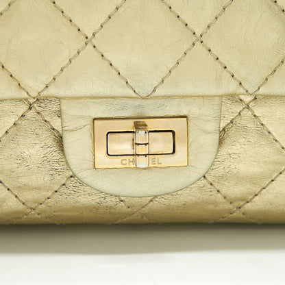 Chanel 2.55 Reissue 226 Double Flap Bag Gold