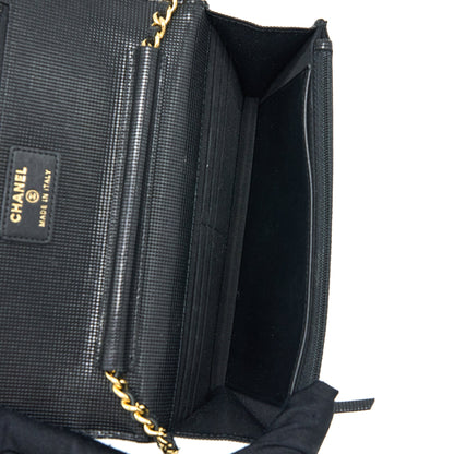 Chanel Limited Wallet On Chain Calfskin Black