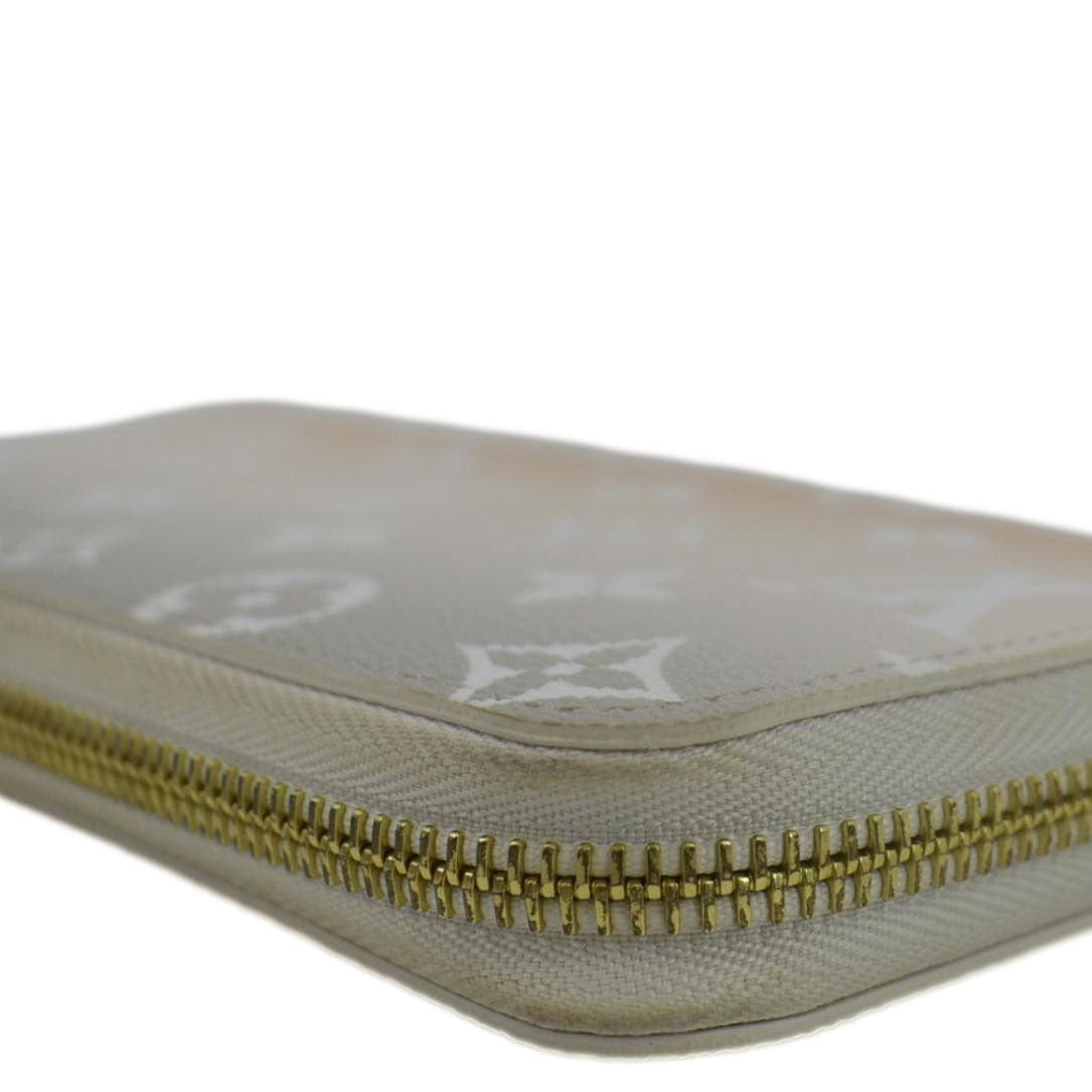 LOUIS VUITTON By The Pool Zippy Mnogram Coated Canvas Wallet Brume