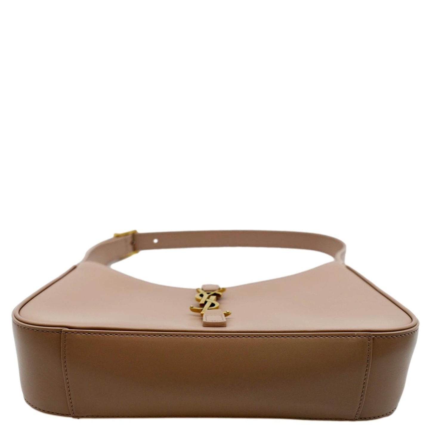 YVES SAINT LAURENT Le 5 A 7 Leather Satchel Bag Rosy Sand