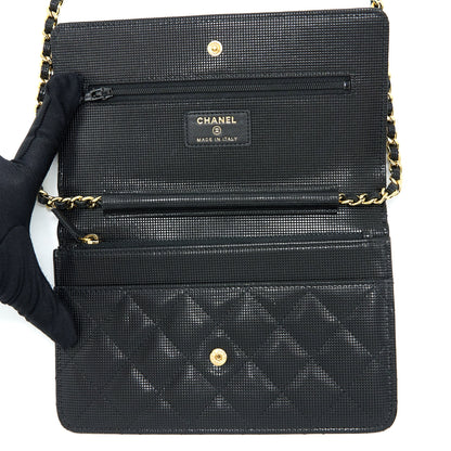 Chanel Limited Wallet On Chain Calfskin Black