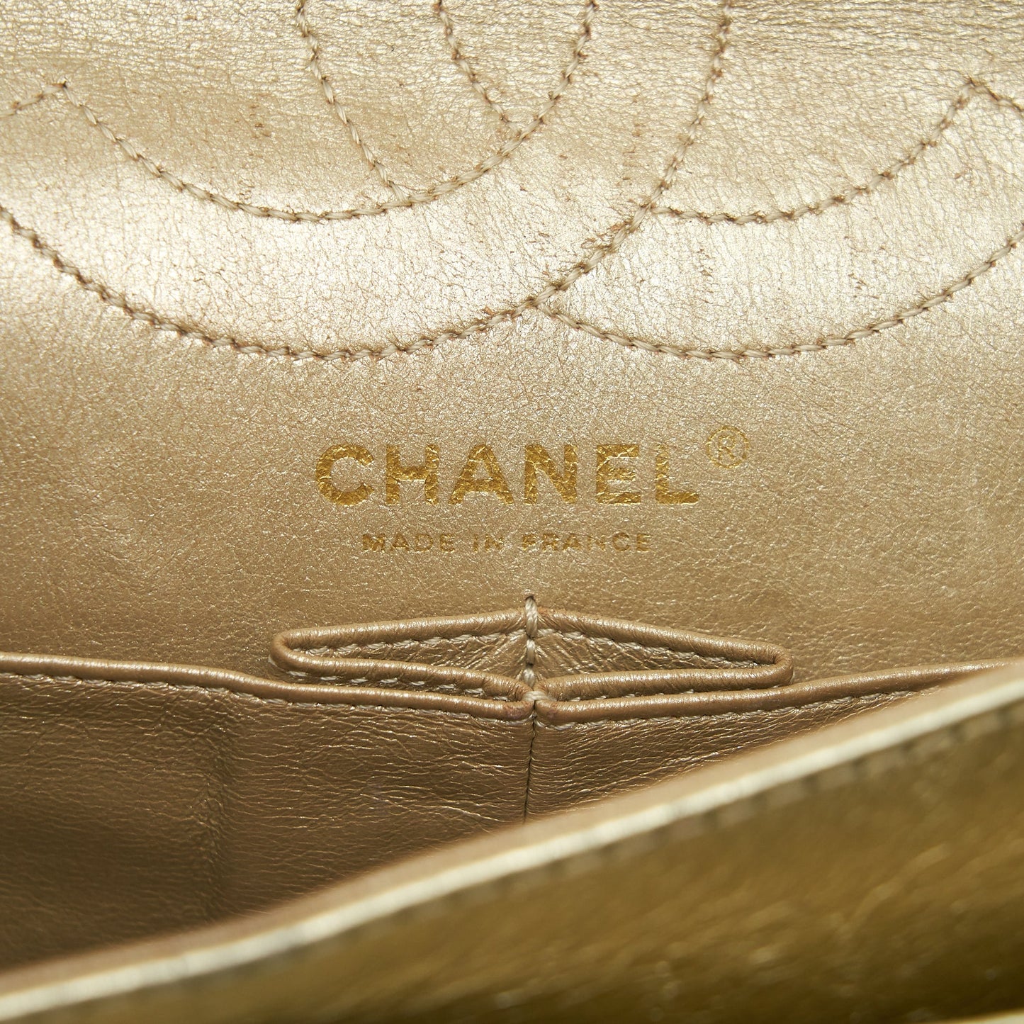 Chanel 2.55 Reissue 226 Double Flap Bag Gold