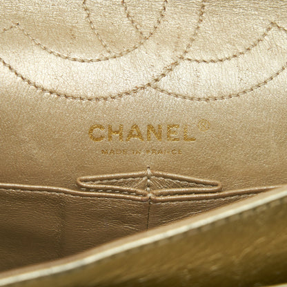 Chanel 2.55 Reissue 226 Double Flap Bag Gold