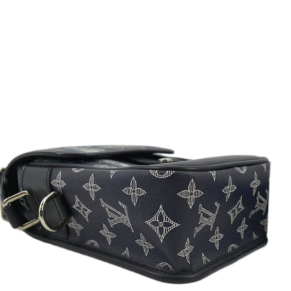 LOUIS VUITTON Monogram Savanna Elephant Chapman Brothers Canvas Shoulder Bag Blue