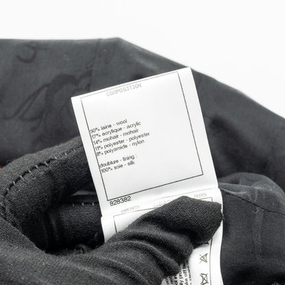 Chanel Size 38 Shining Crystal Tweed Dress Coat Wool/Acrylic Black/Multicolour