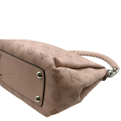LOUIS VUITTON Babylone Mahina Calfskin Leather Shoulder Bag Pink