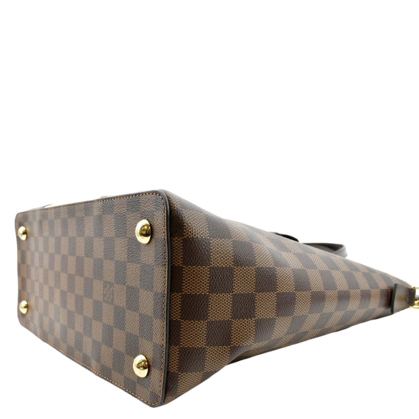 LOUIS VUITTON Jersey Damier Ebene Tote Shoulder Bag Creme