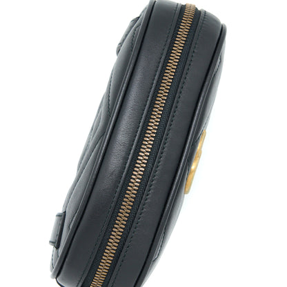 Gucci Marmont Round Belt Bag Black
