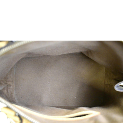 LOUIS VUITTON Alma  Monogram Canvas Satchel Crossbody Bag Brown