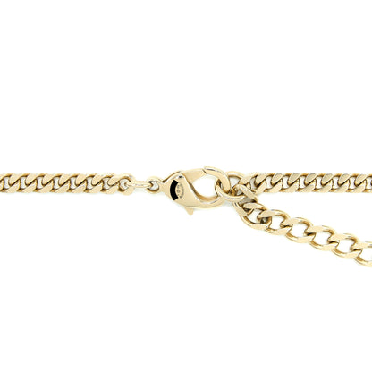 Chanel Crystal CC Logo Waist Chain Belt Light Gold Tone