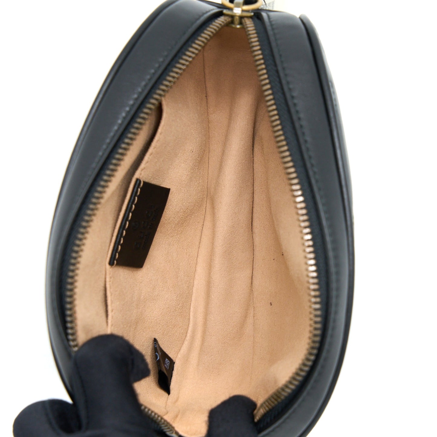 Gucci Marmont Round Belt Bag Black