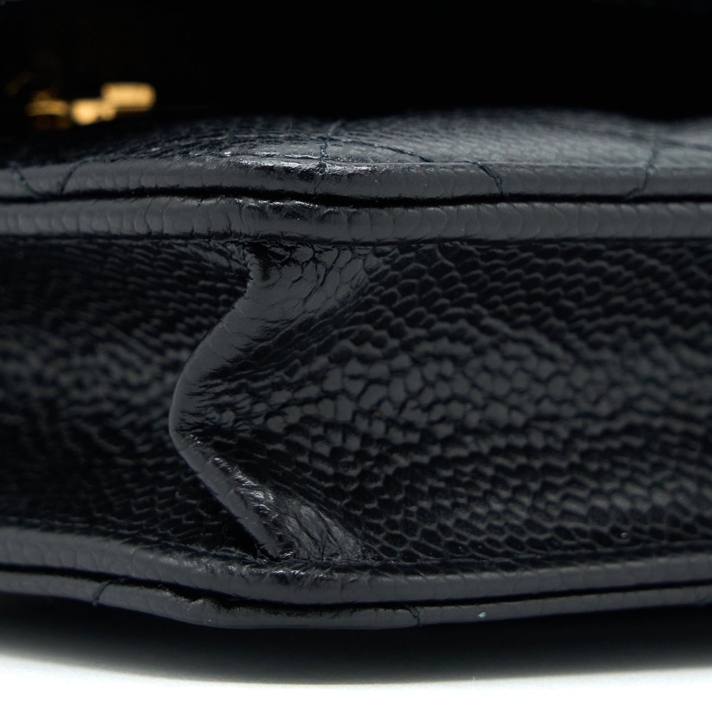 Chanel Classic Wallet on Chain Caviar Black  (Microchip)