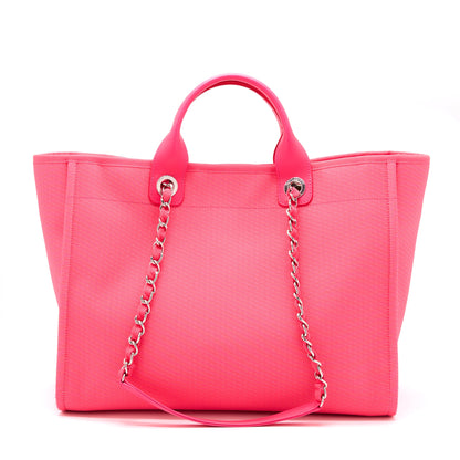 Chanel Deauville Tote Bag Hot Pink