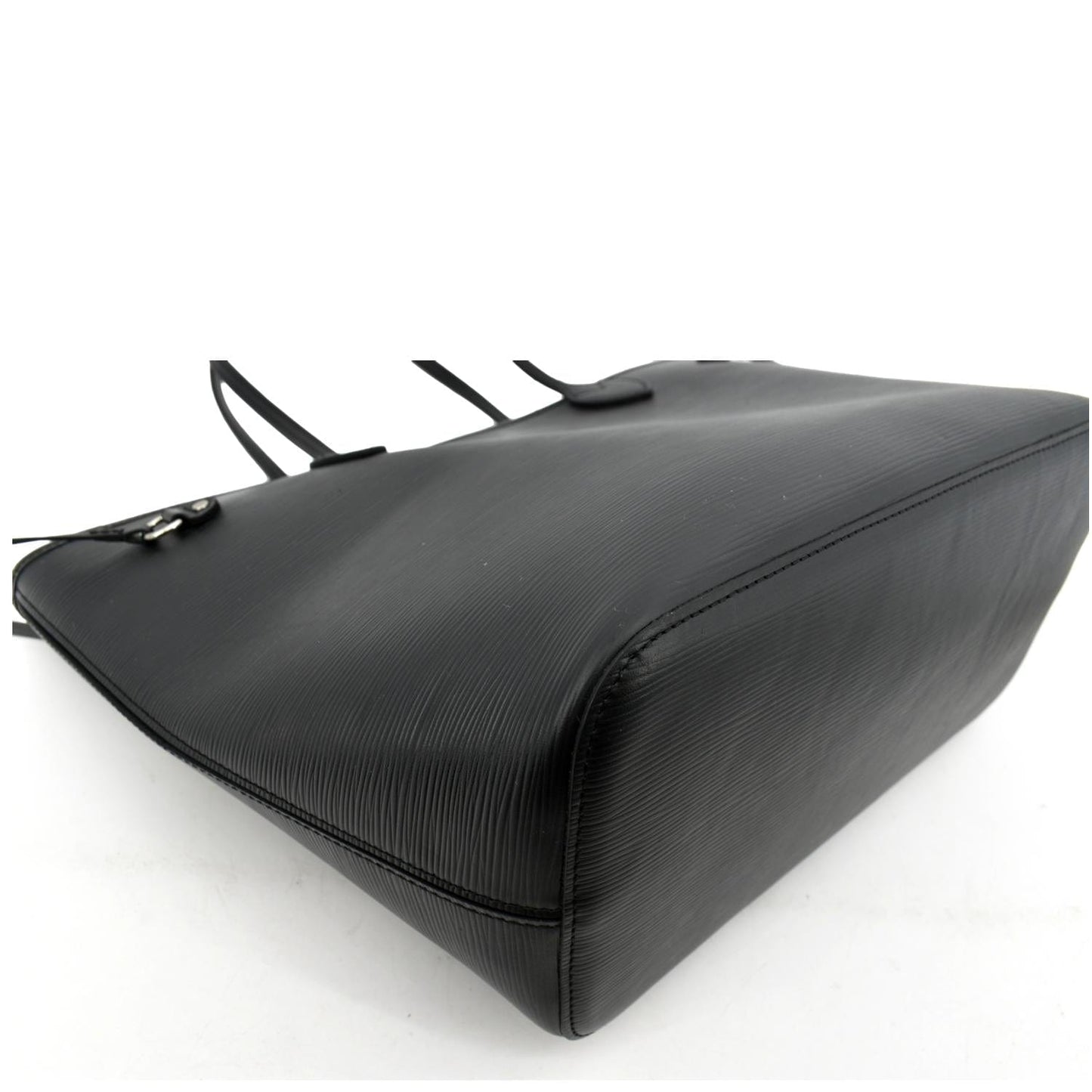 LOUIS VUITTON Neverfull Epi Leather Tote Shoulder Bag Black