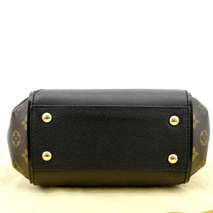 LOUIS VUITTON Kimono Monogram Canvas Leather Tote Bag Noir Black