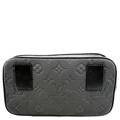 LOUIS VUITTON Volga Monogram Empreinte Chain Pochette Bum Bag Black