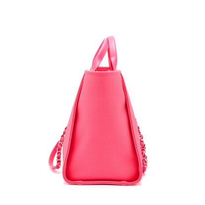 Chanel Deauville Tote Bag Hot Pink
