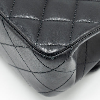 Chanel Medium Classic Double Flap Bag Lambskin Black