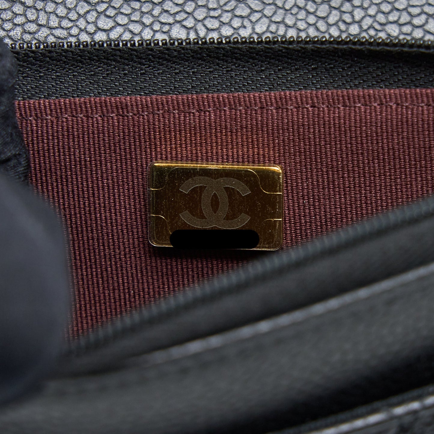 Chanel Classic Wallet on Chain Caviar Black  (Microchip)